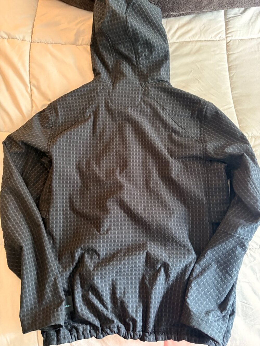 Black Waffle Jacket - Picture 3 of 3